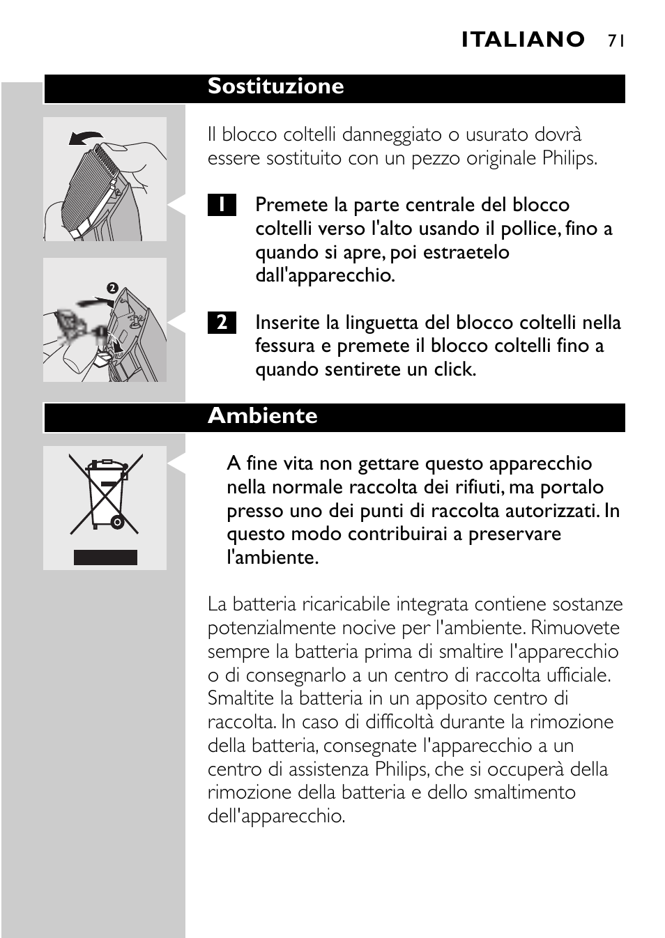 Philips QC5040 User Manual | Page 71 / 112