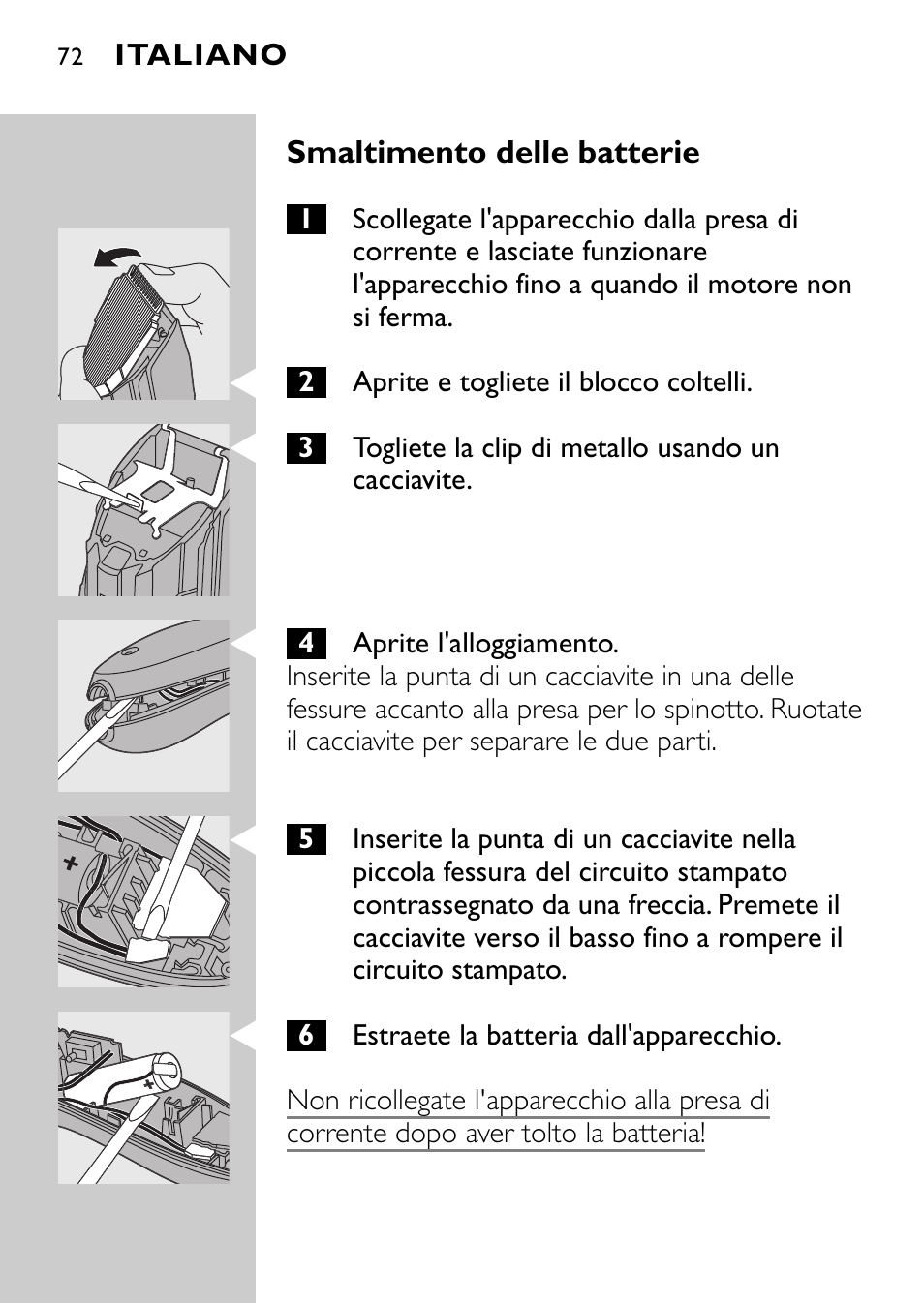 Philips QC5040 User Manual | Page 72 / 112