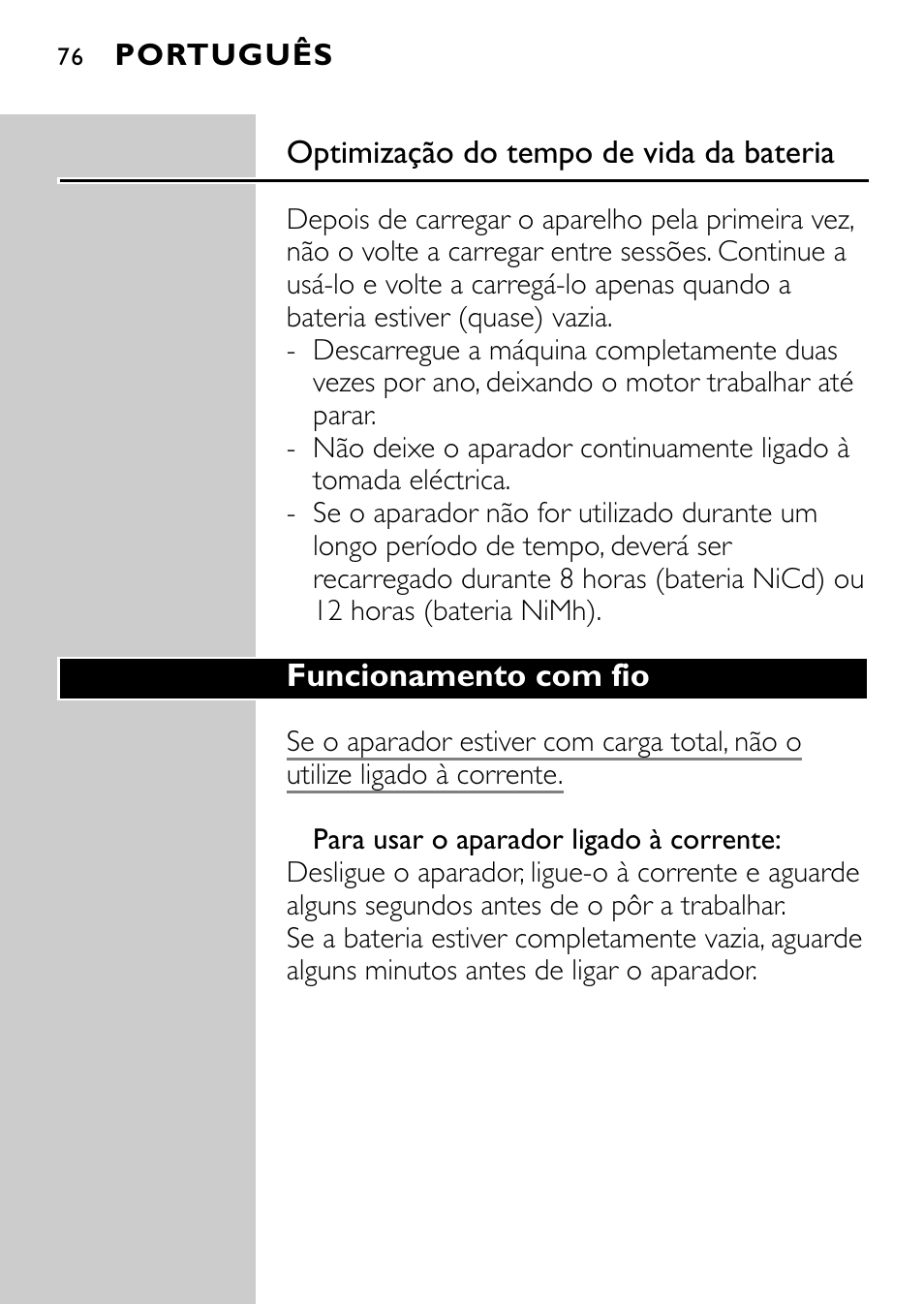 Philips QC5040 User Manual | Page 76 / 112