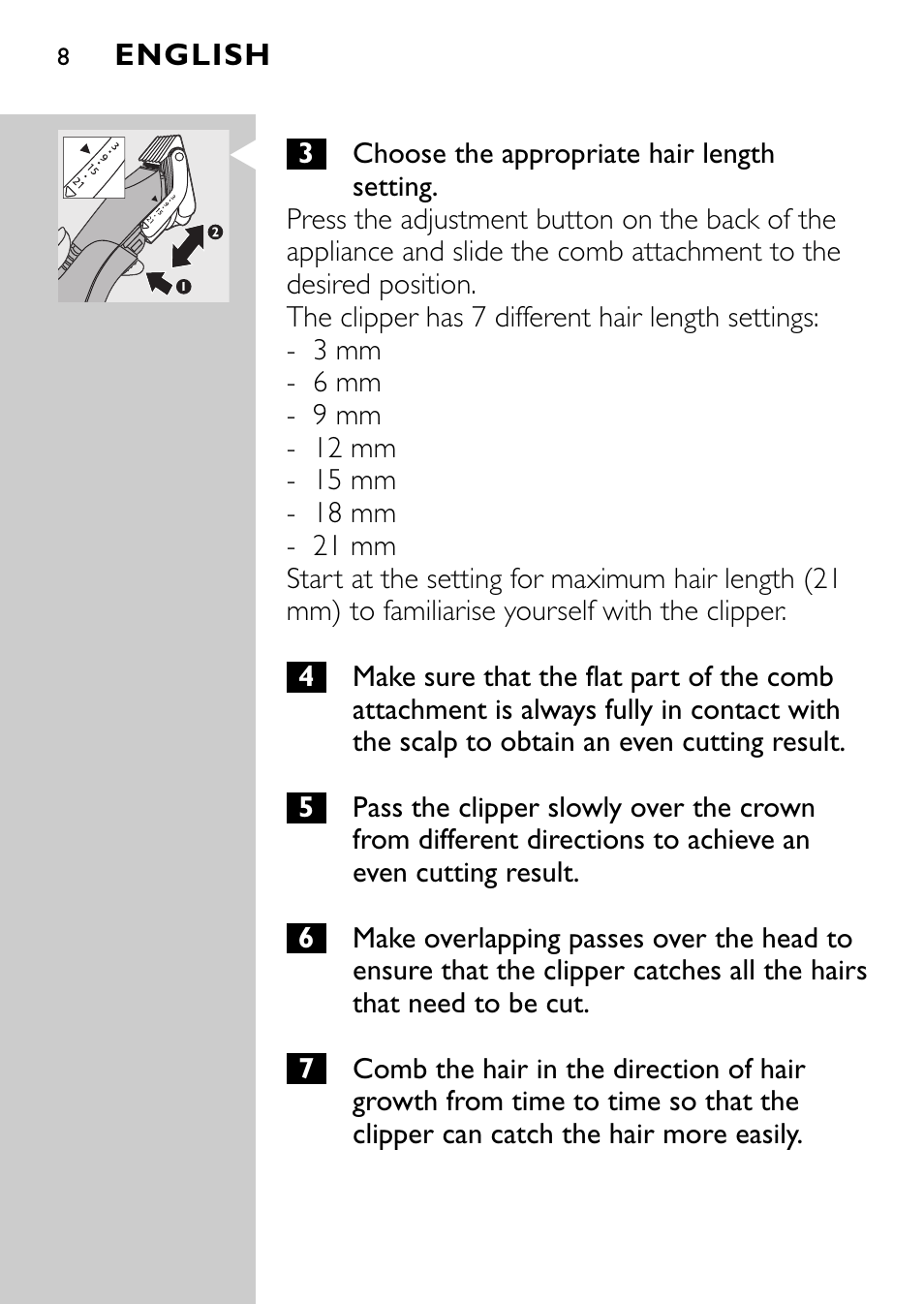 Philips QC5040 User Manual | Page 8 / 112