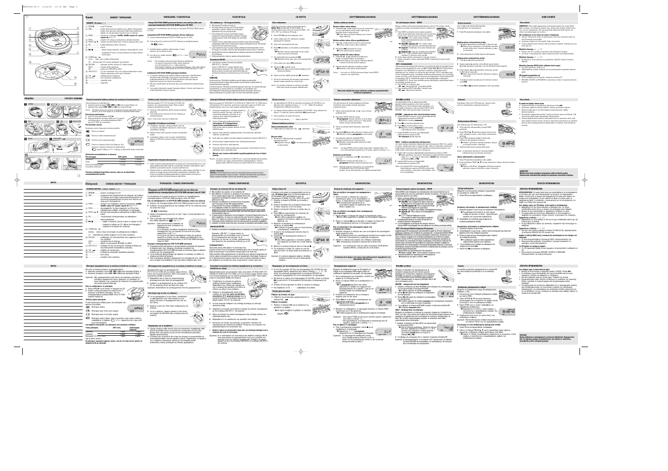 Preset | Philips AZT3201 User Manual | Page 5 / 8