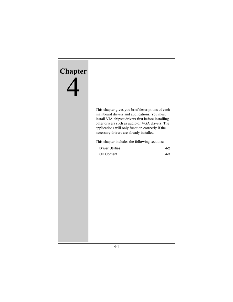 Chapter, Driver installation | Philips Mini-ITX Mainboard EPIA-MII User Manual | Page 72 / 75