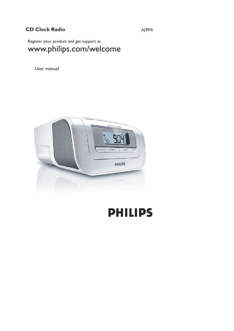 Philips AJ3916CD User Manual | 13 pages