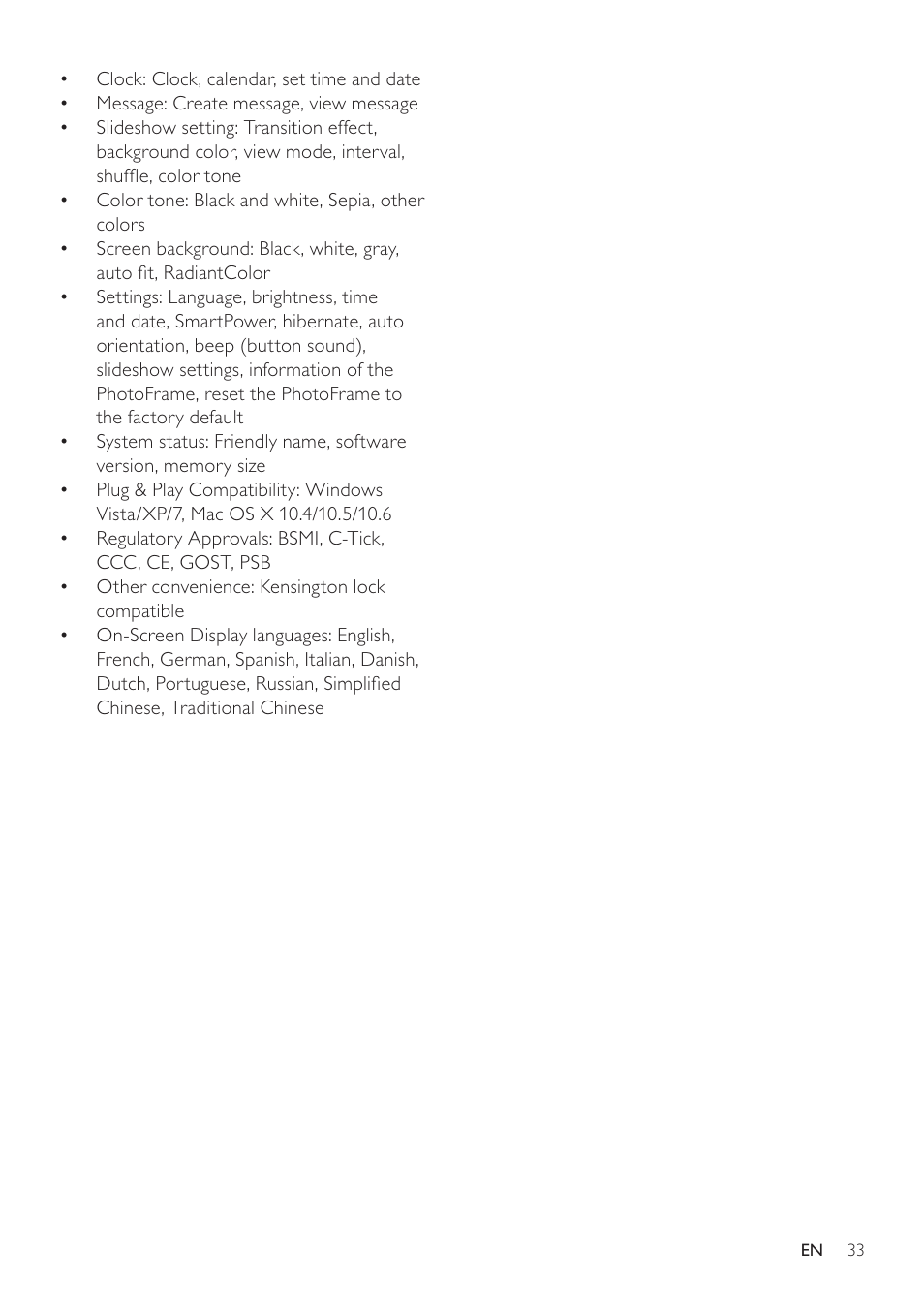 Philips SPF2307 User Manual | Page 32 / 35