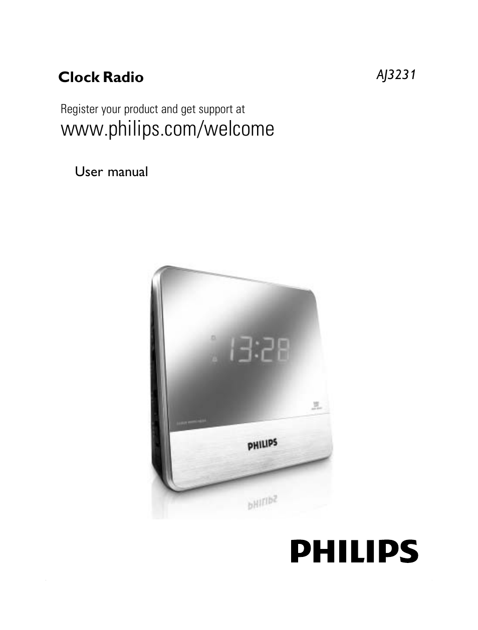 Philips AJ3231/79 User Manual | 12 pages