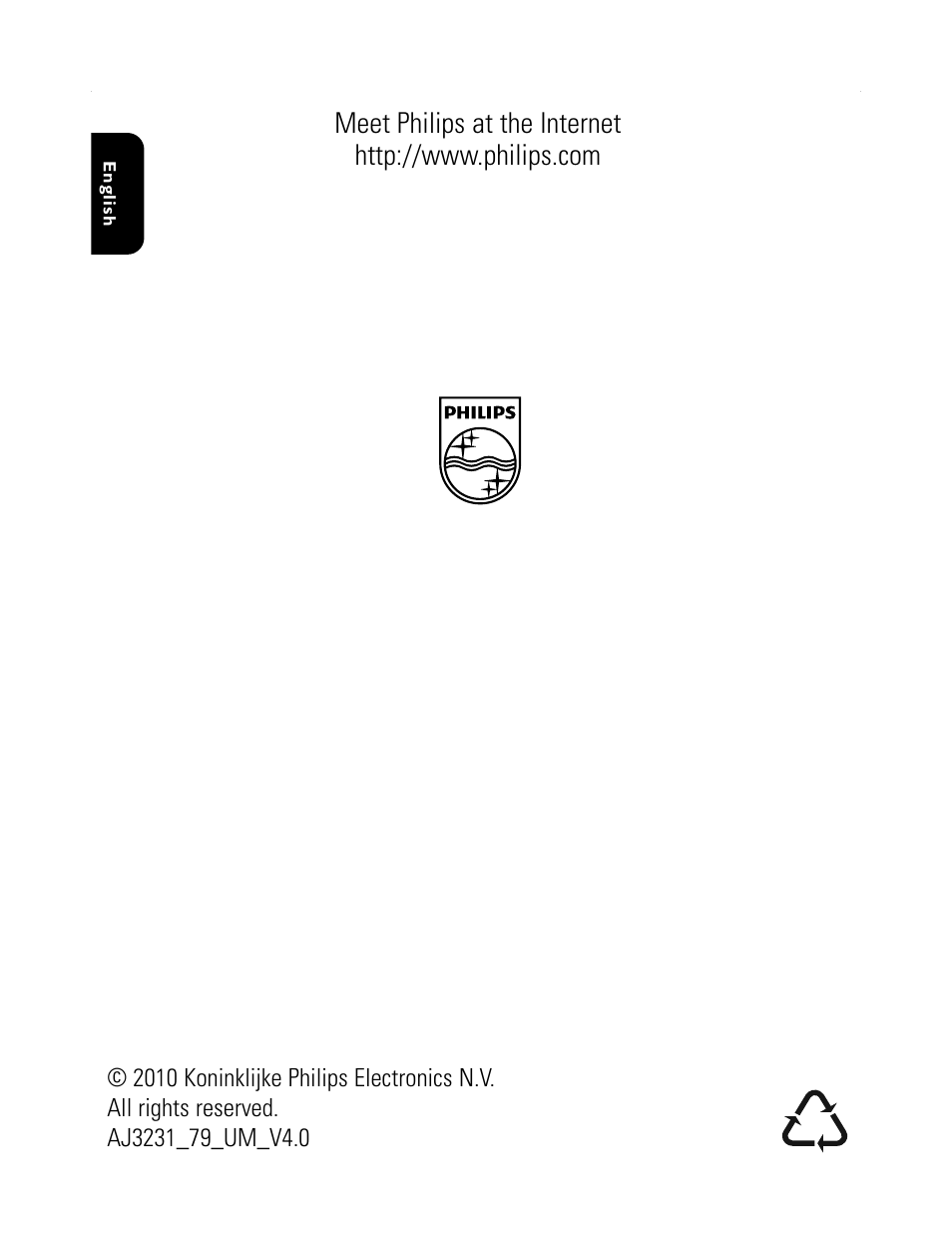 Philips AJ3231/79 User Manual | Page 12 / 12