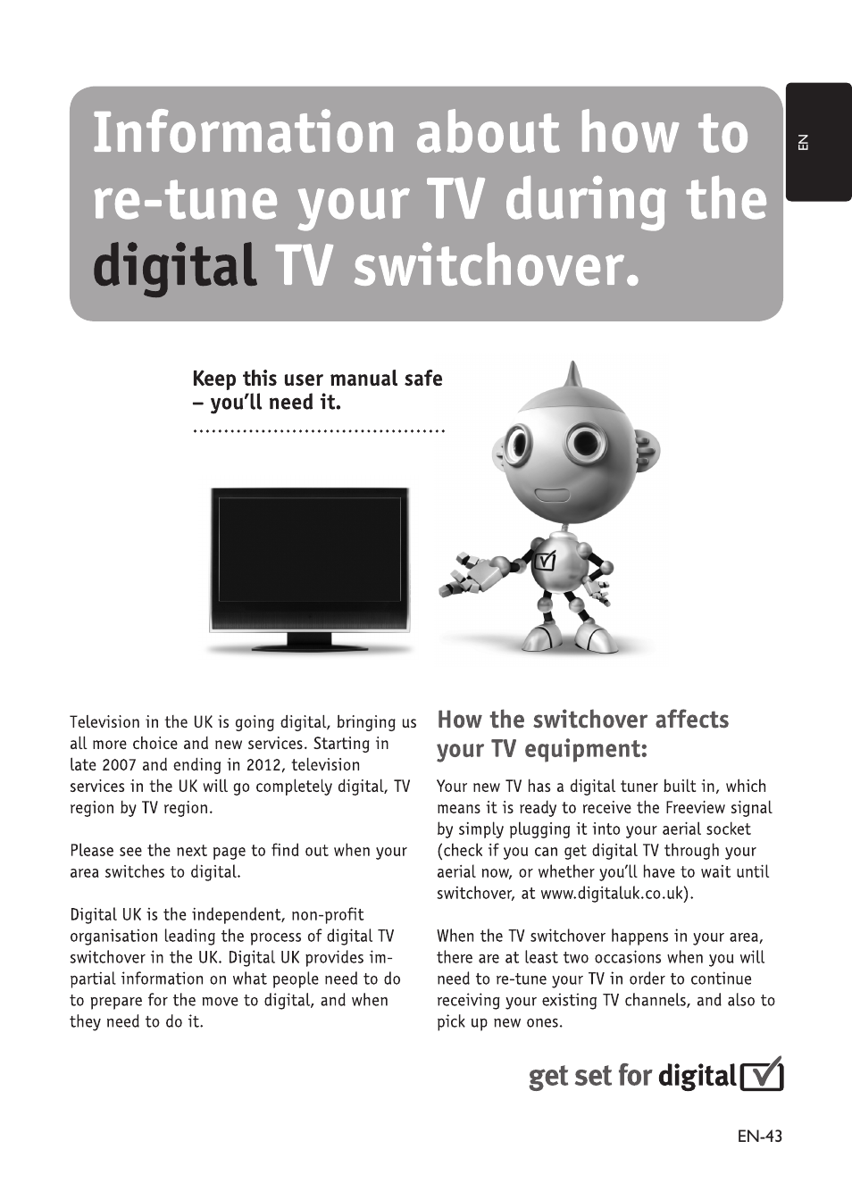 Philips 19PFL3403D/10 User Manual | Page 44 / 46