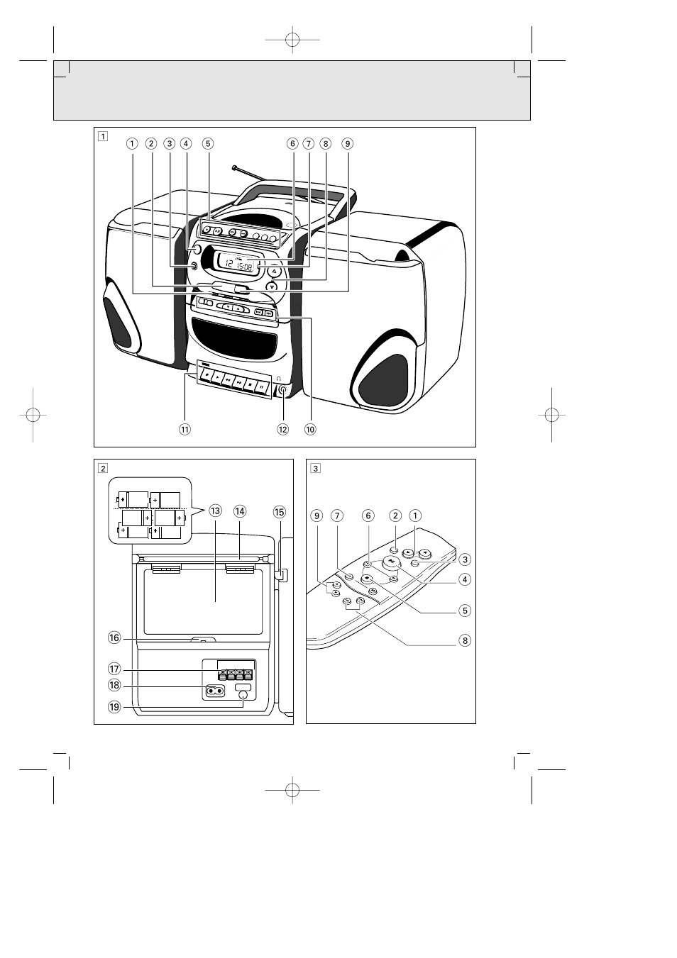 Philips AZ 2425/17 User Manual | Page 3 / 49