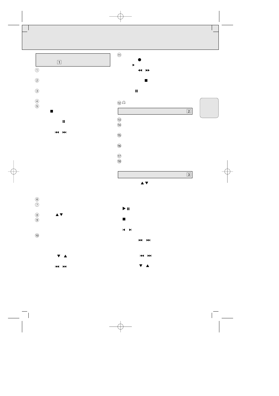 Controles | Philips AZ 2425/17 User Manual | Page 37 / 49