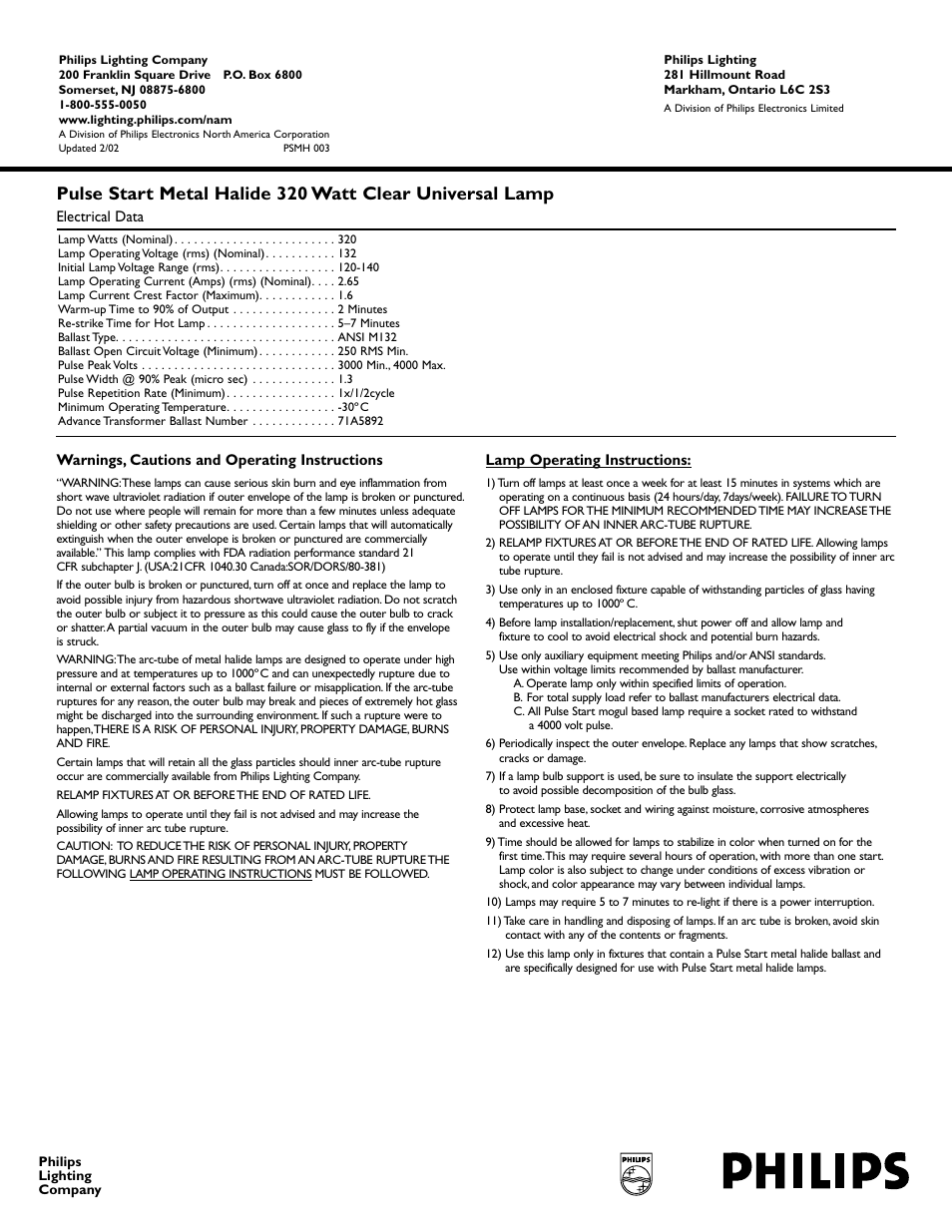 Philips 383810 User Manual | Page 2 / 2