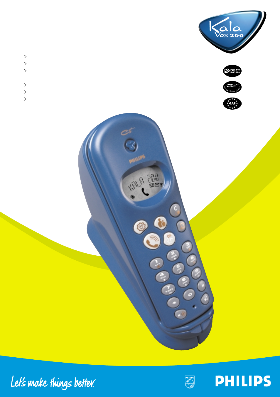 Philips TD 6533 User Manual | 2 pages