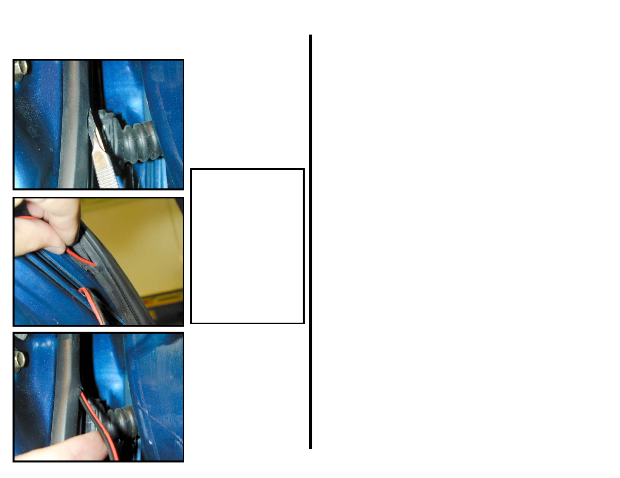 Wire routing continued | Philips Signal Mirror CRV 1997-2003 User Manual | Page 10 / 14