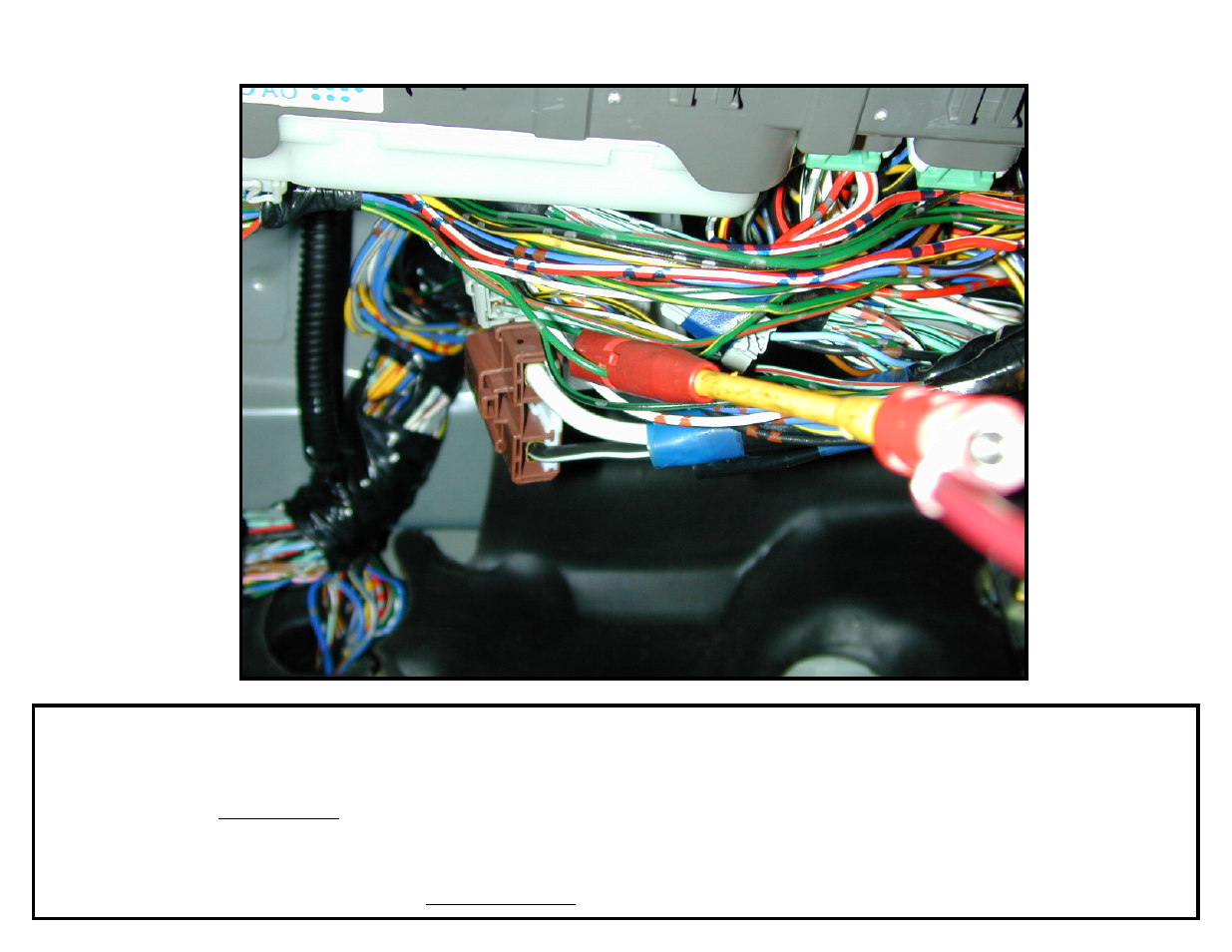 Wire identification | Philips Signal Mirror CRV 1997-2003 User Manual | Page 13 / 14