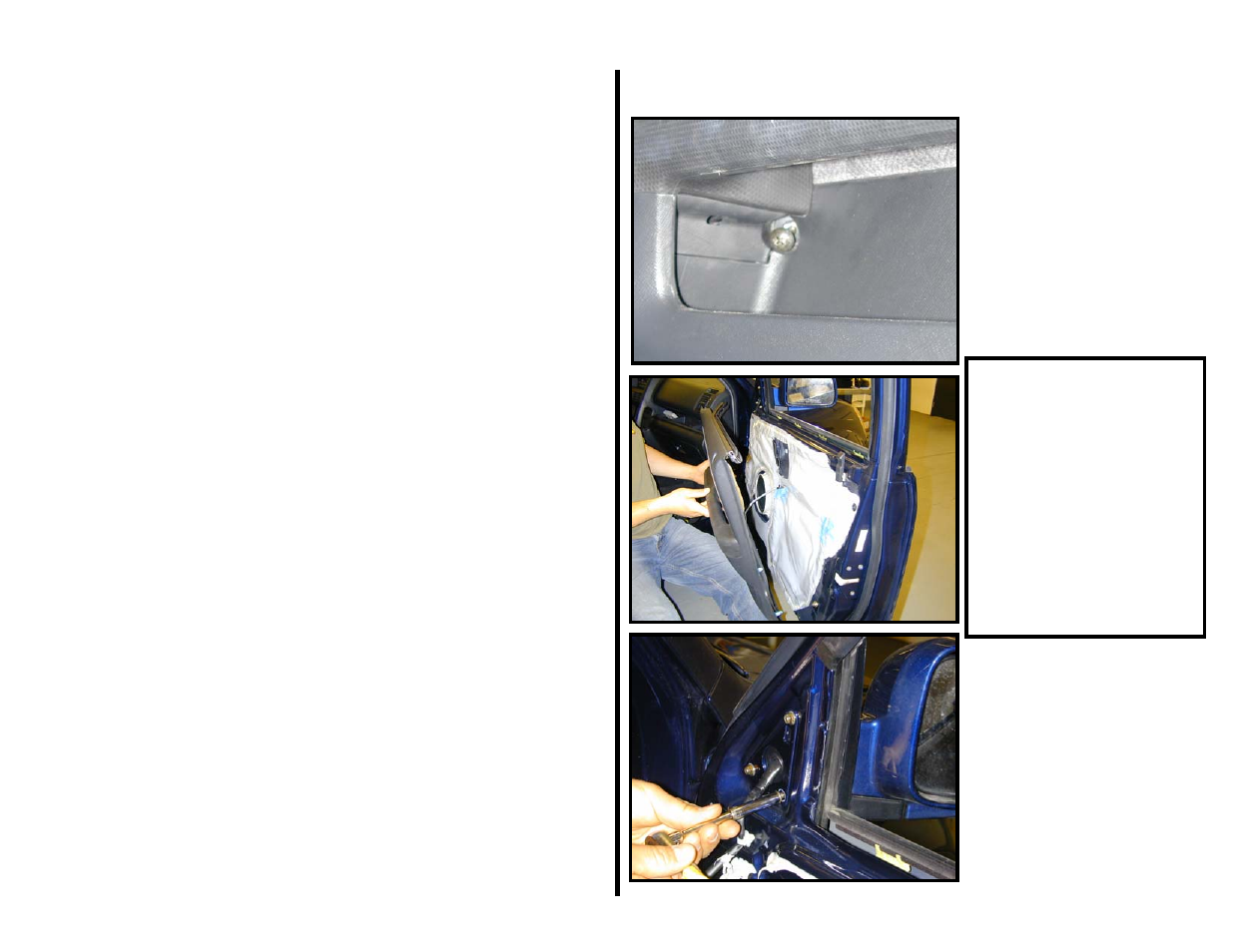 Door panel & mirror housing removal continued | Philips Signal Mirror CRV 1997-2003 User Manual | Page 5 / 14