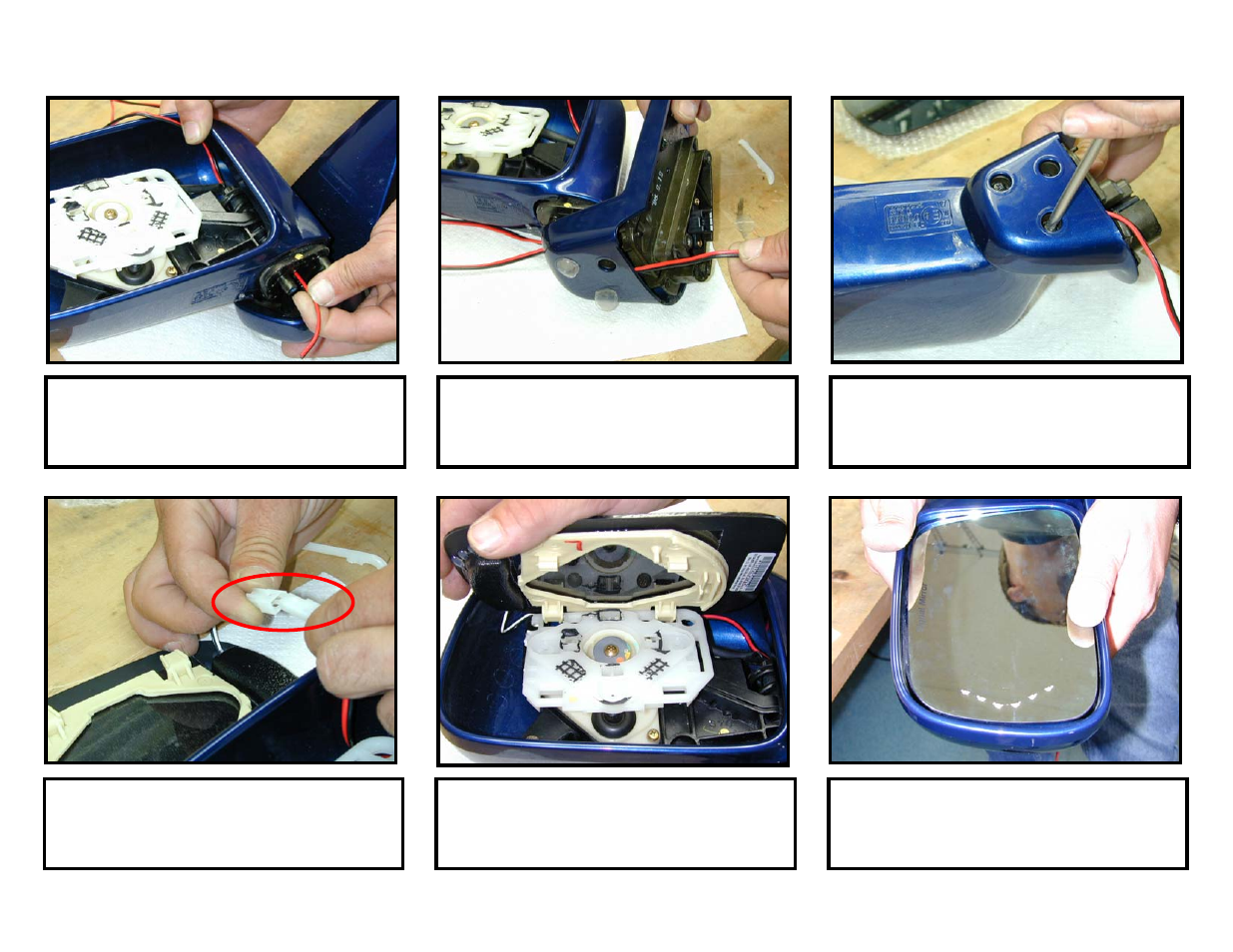 Mirror replacement continued | Philips Signal Mirror CRV 1997-2003 User Manual | Page 7 / 14