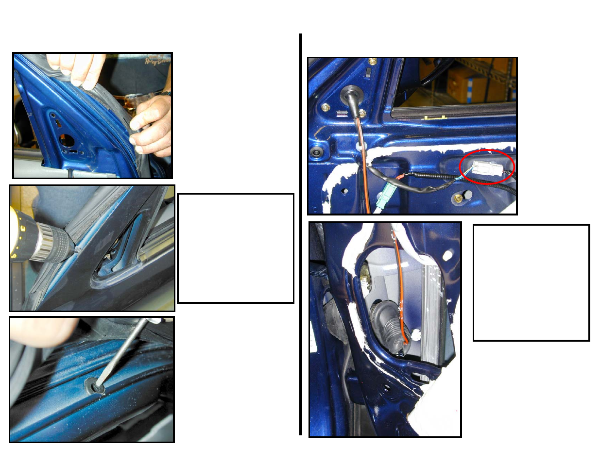 Wire routing | Philips Signal Mirror CRV 1997-2003 User Manual | Page 8 / 14