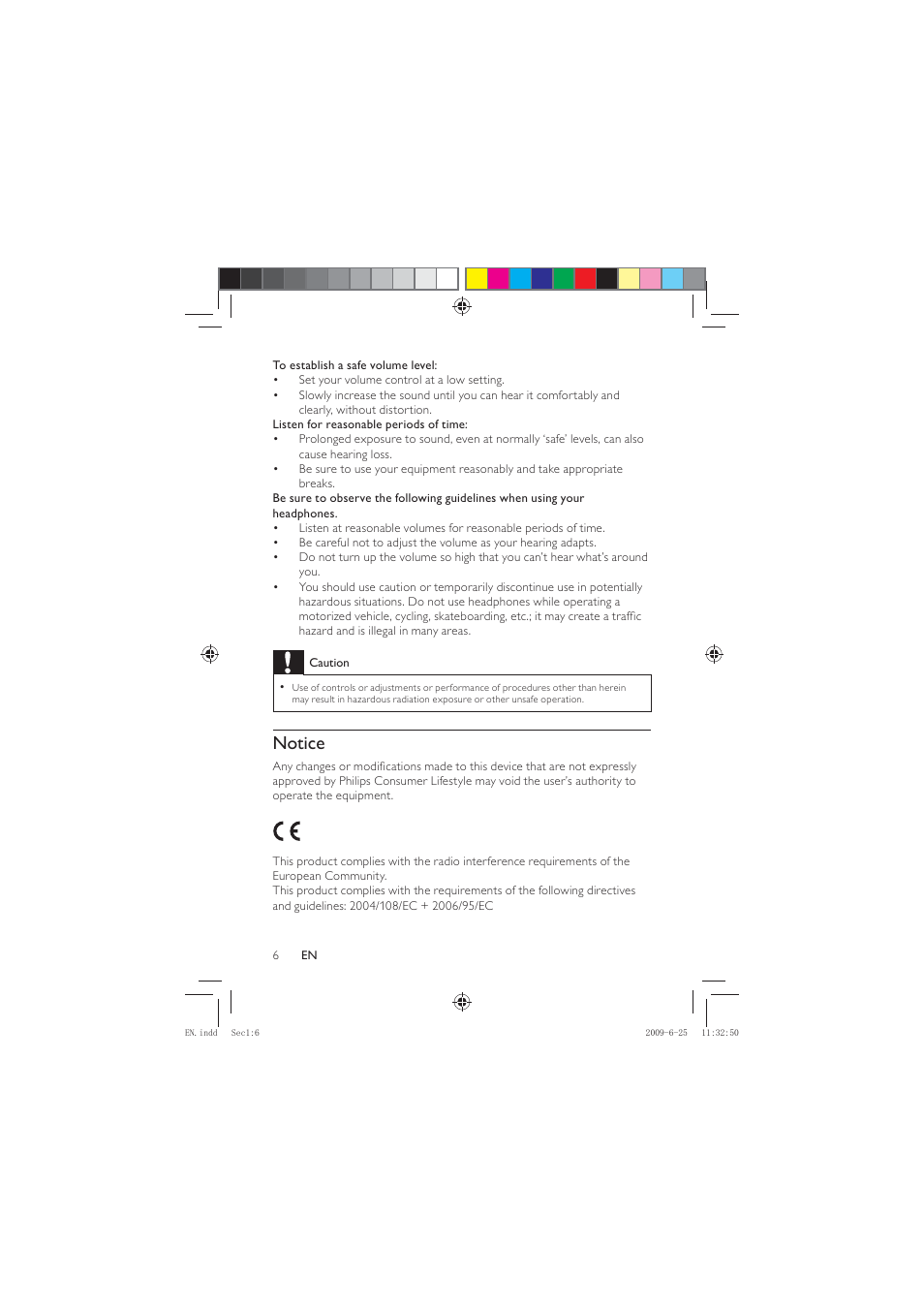 Notice | Philips PET736/77 User Manual | Page 5 / 23