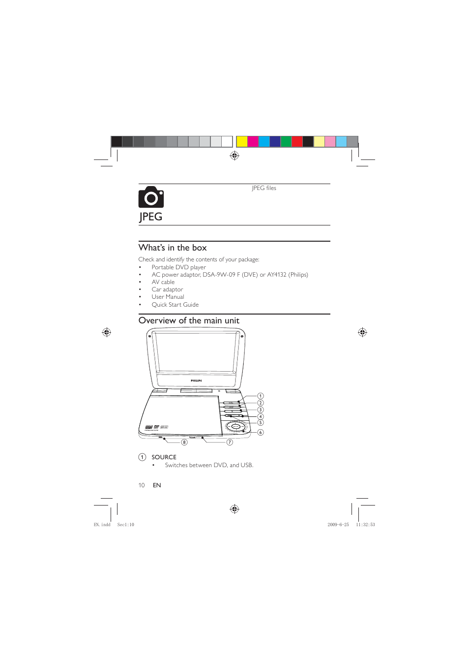 Philips PET736/77 User Manual | Page 9 / 23