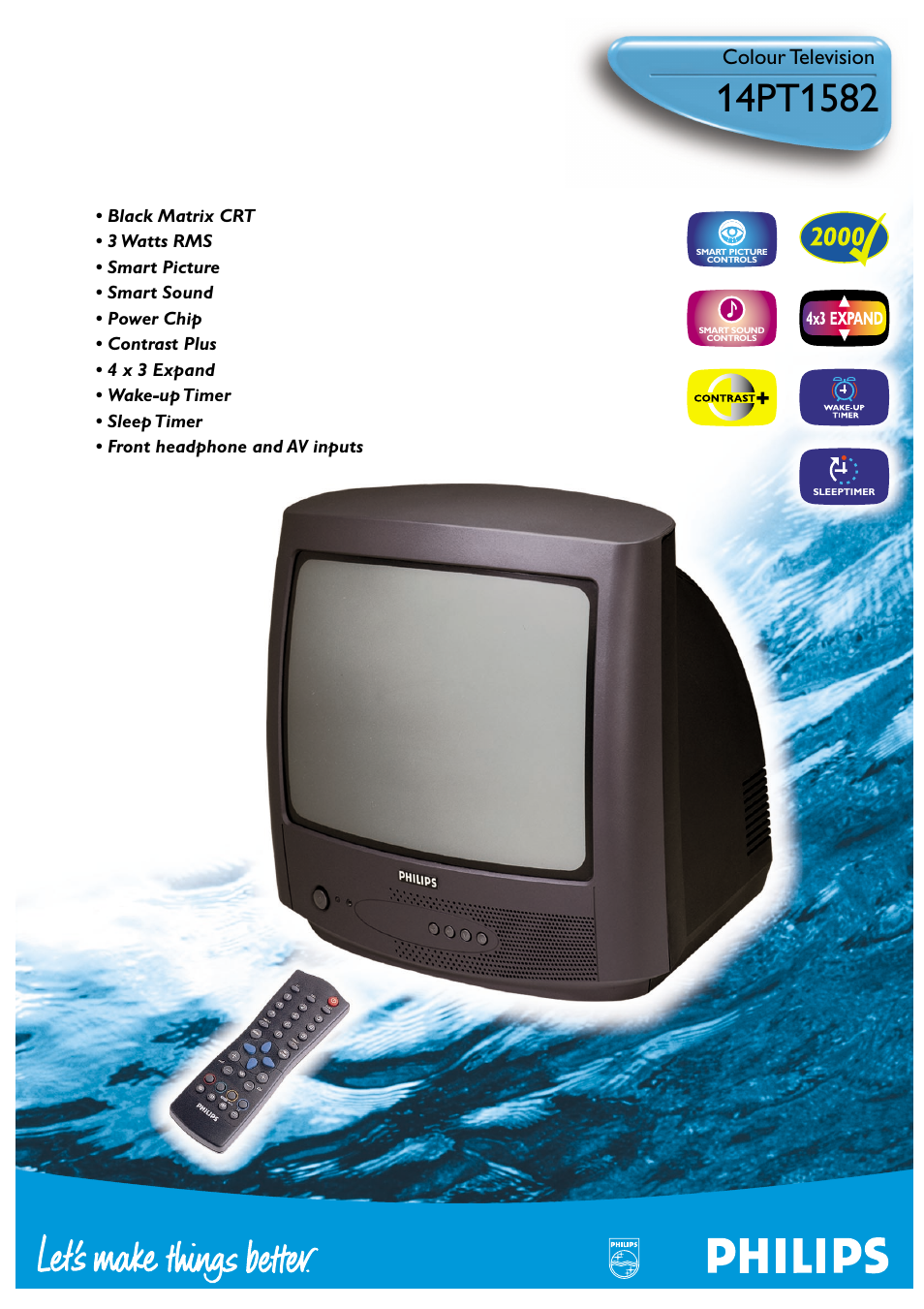 Philips 14PT1582 User Manual | 2 pages