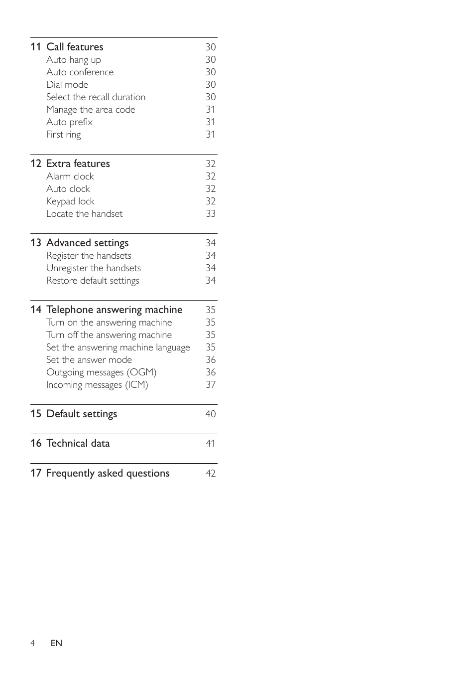 Philips CD360 User Manual | Page 4 / 44
