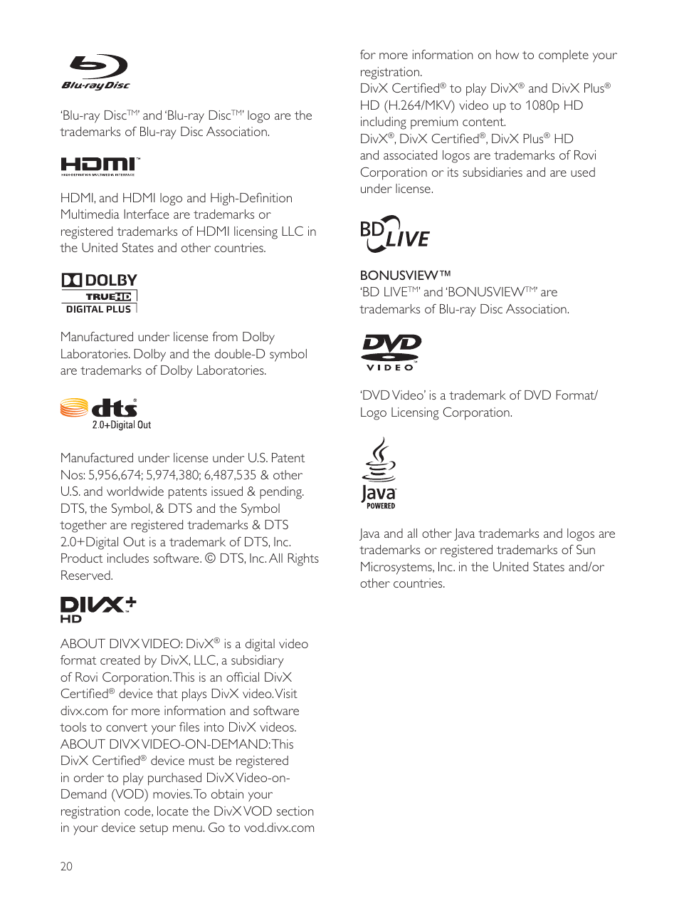 Philips BDP2930 User Manual | Page 20 / 22