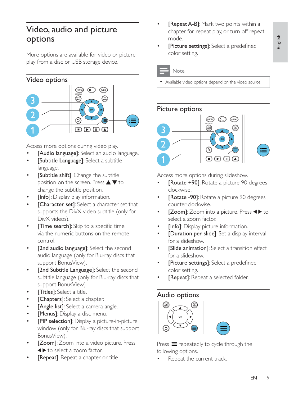 Philips BDP2930 User Manual | Page 9 / 22