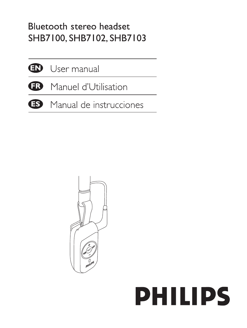 Philips SHB7100/7102/7103 User Manual | 53 pages