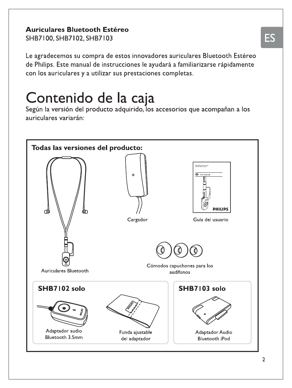 Philips SHB7100/7102/7103 User Manual | Page 38 / 53