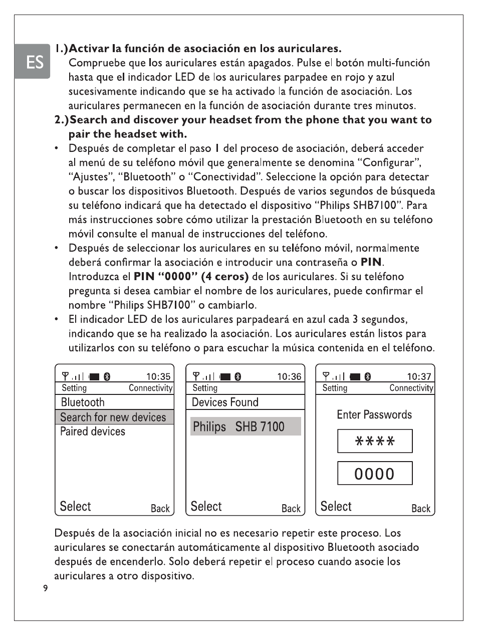 Philips SHB7100/7102/7103 User Manual | Page 45 / 53