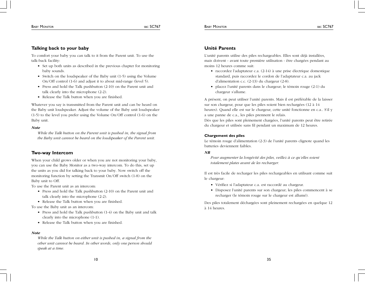 Philips SC767 User Manual | Page 10 / 22