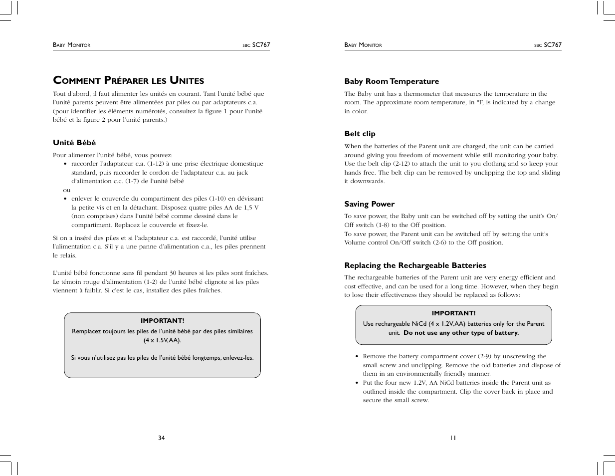 Philips SC767 User Manual | Page 11 / 22