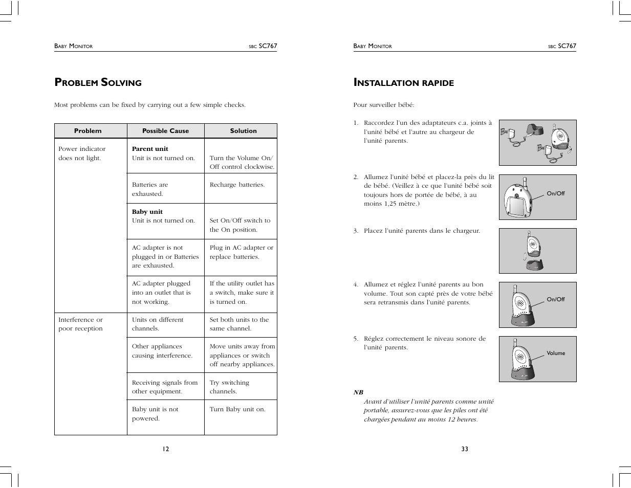 Philips SC767 User Manual | Page 12 / 22