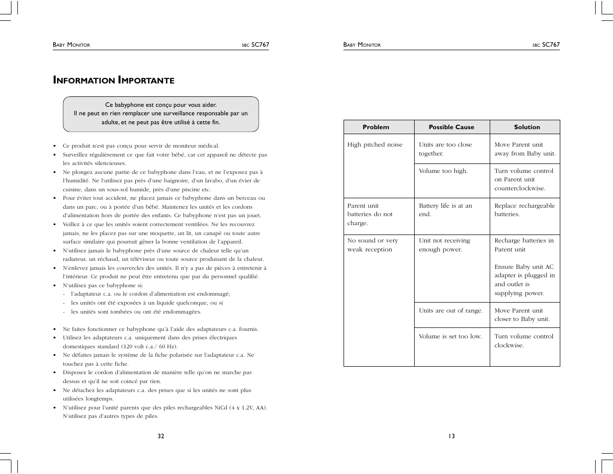 Philips SC767 User Manual | Page 13 / 22
