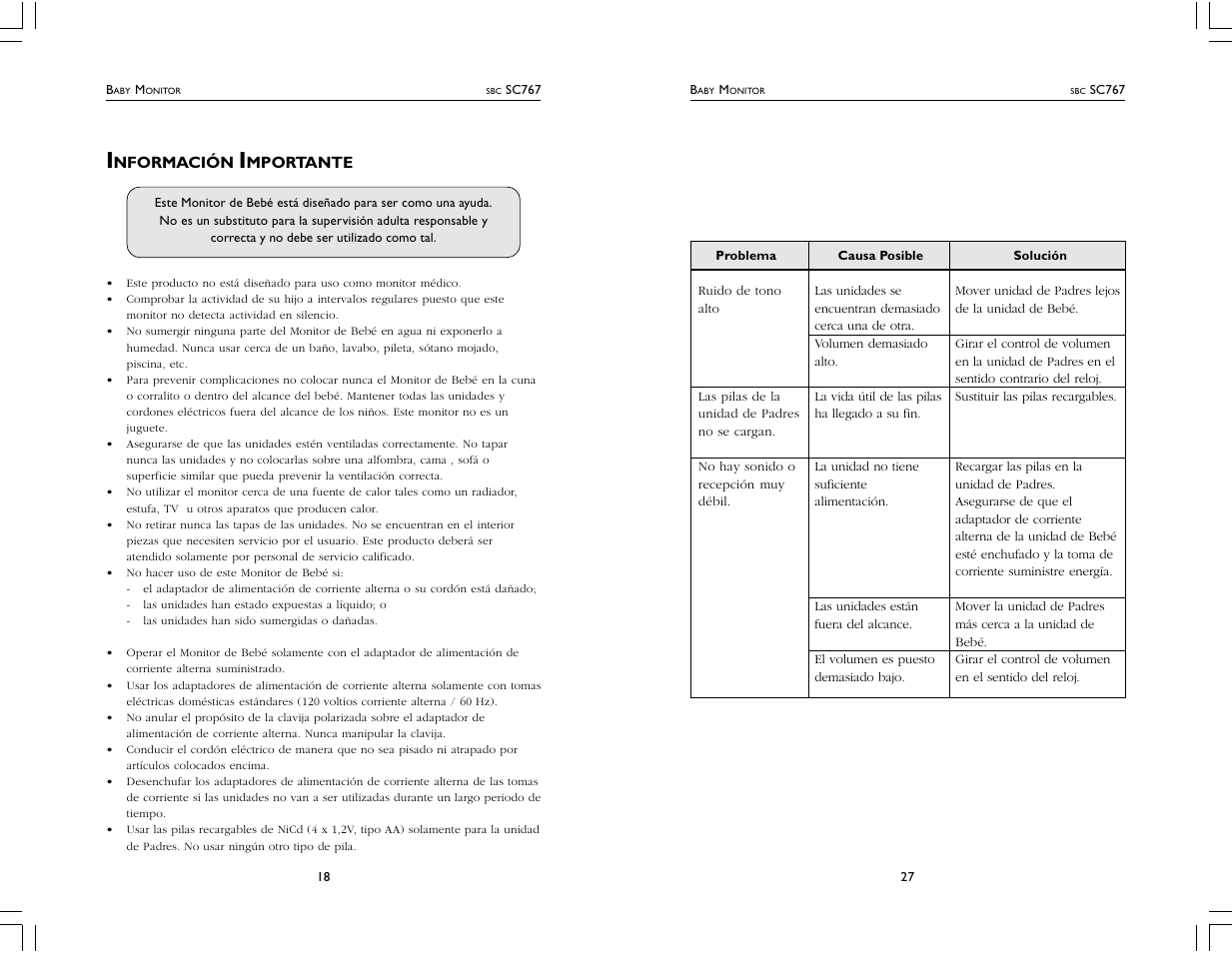 Philips SC767 User Manual | Page 18 / 22