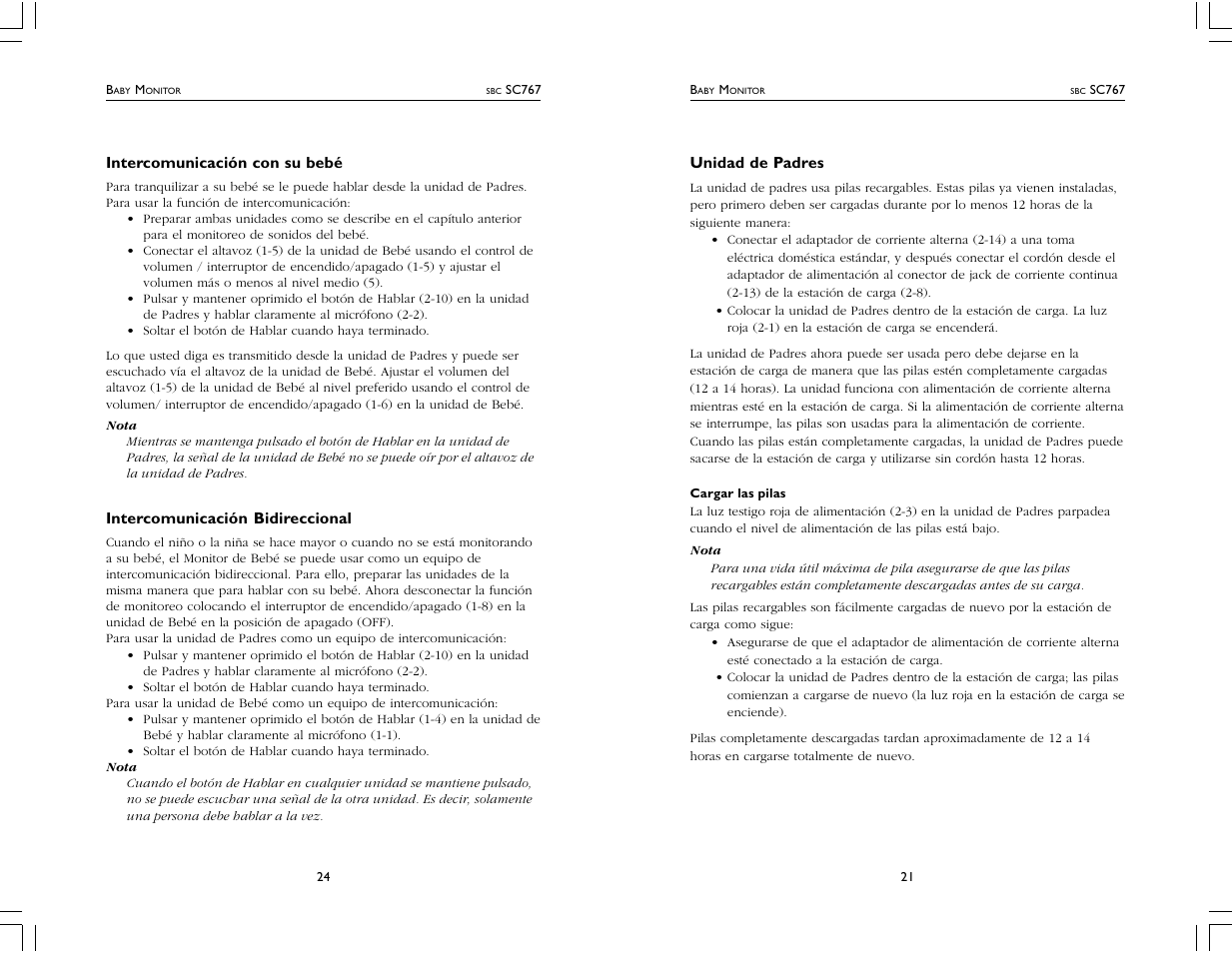 Philips SC767 User Manual | Page 21 / 22