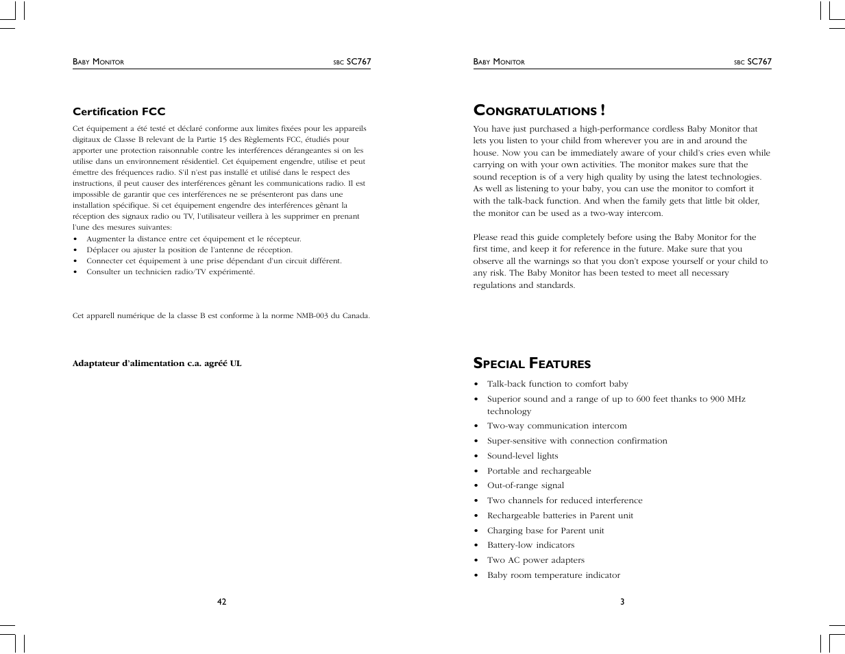 Philips SC767 User Manual | Page 3 / 22