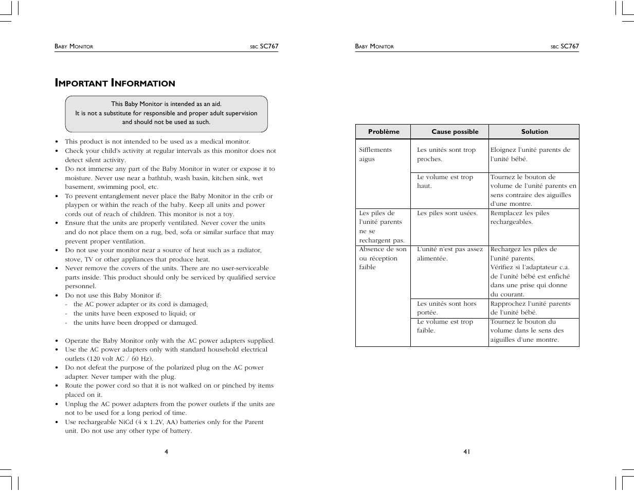 Philips SC767 User Manual | Page 4 / 22