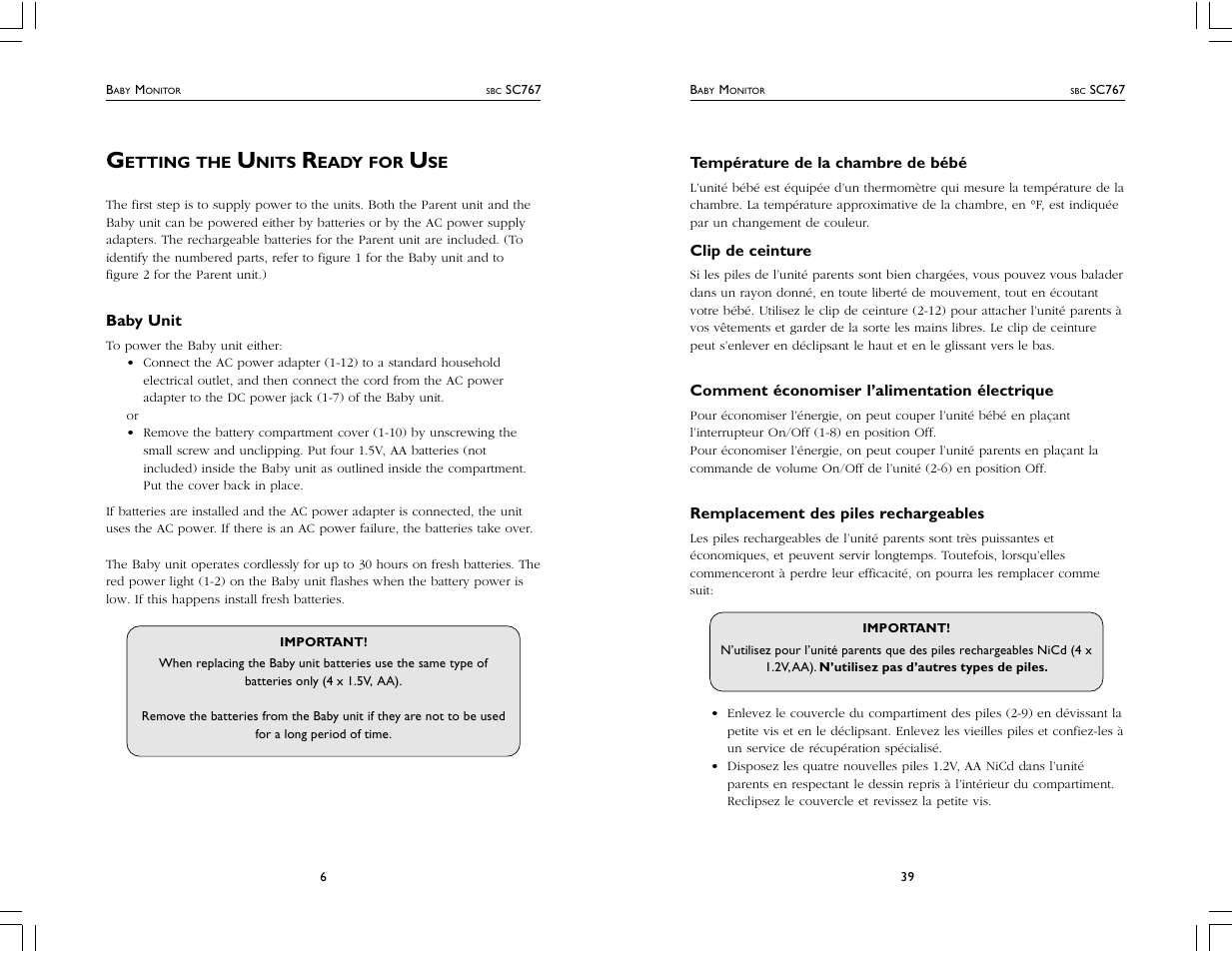 Philips SC767 User Manual | Page 6 / 22