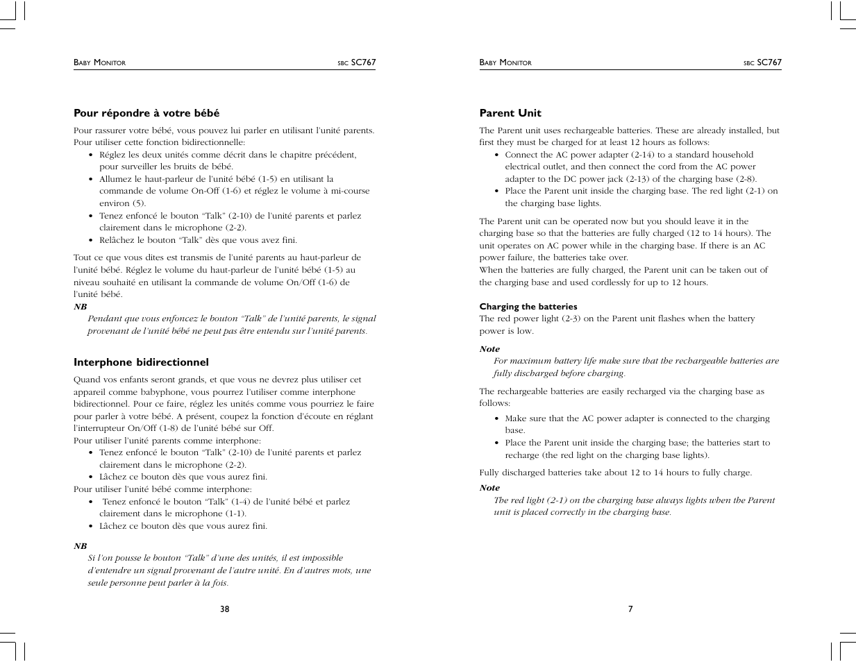 Philips SC767 User Manual | Page 7 / 22