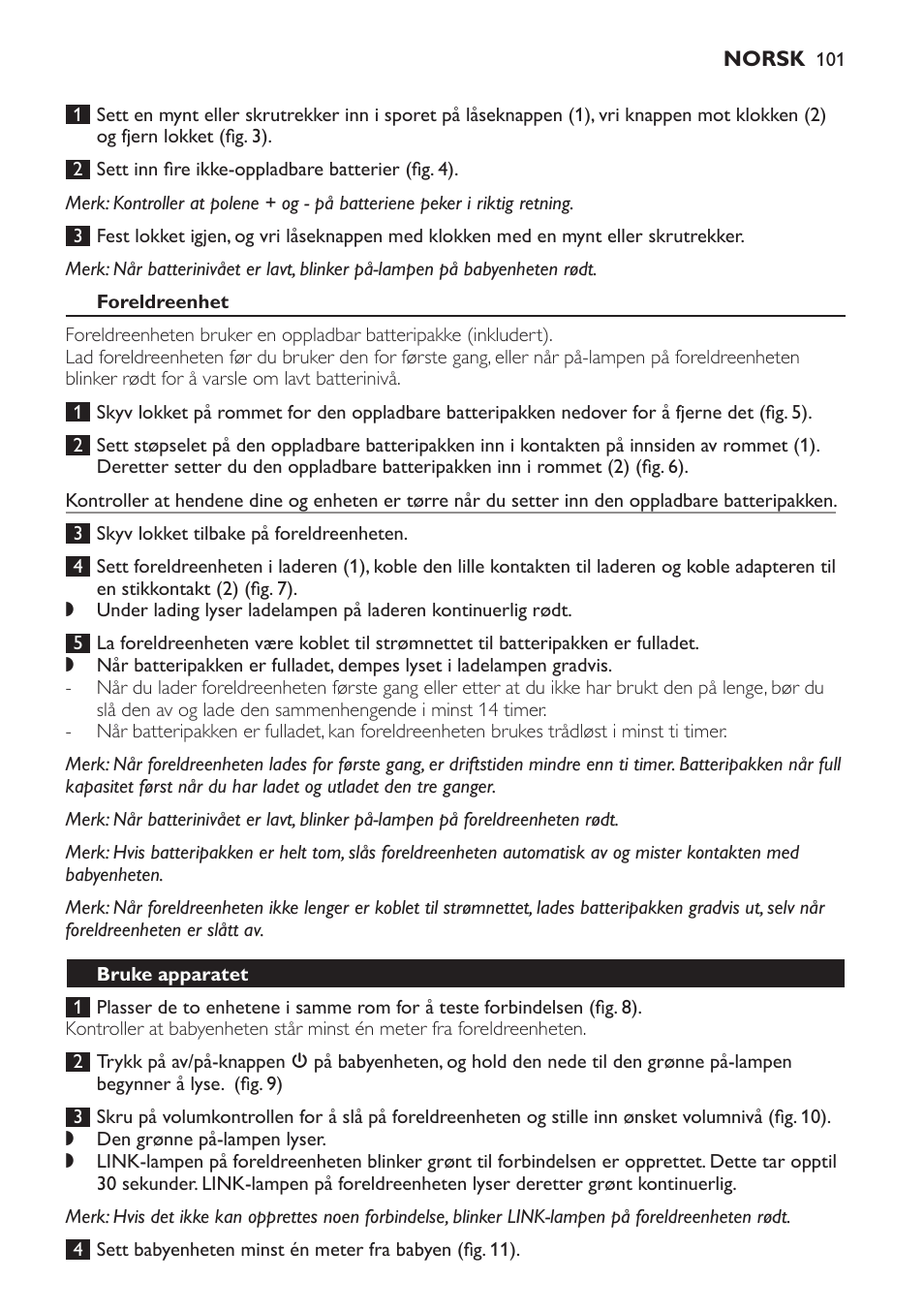 Foreldreenhet, Bruke apparatet | Philips SCD481 User Manual | Page 101 / 152