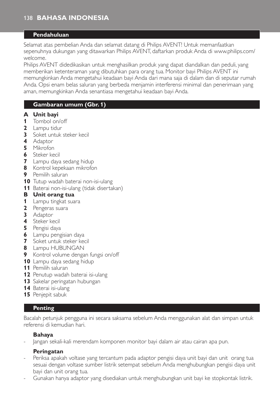 Philips SCD481 User Manual | Page 138 / 152