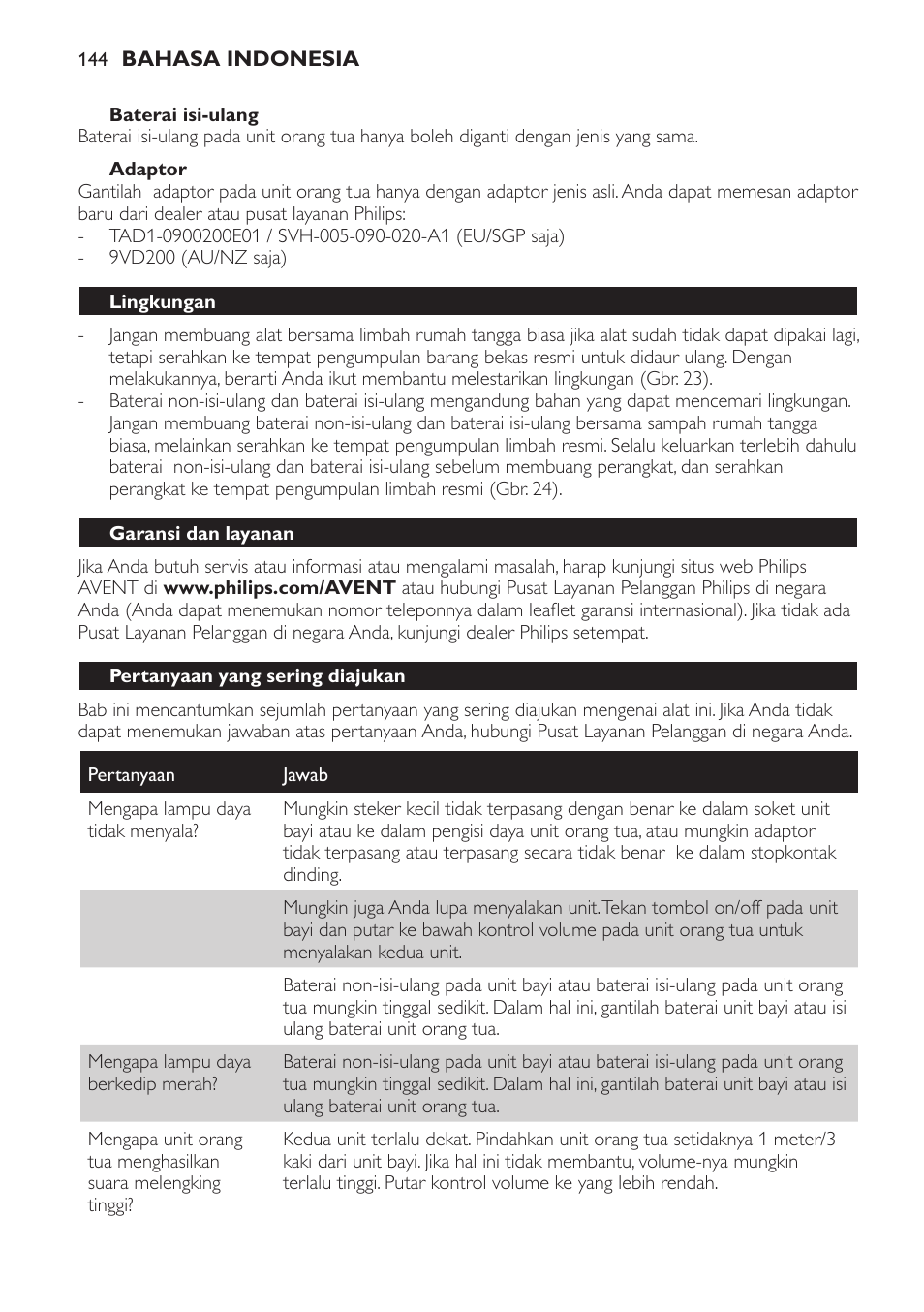 Philips SCD481 User Manual | Page 144 / 152