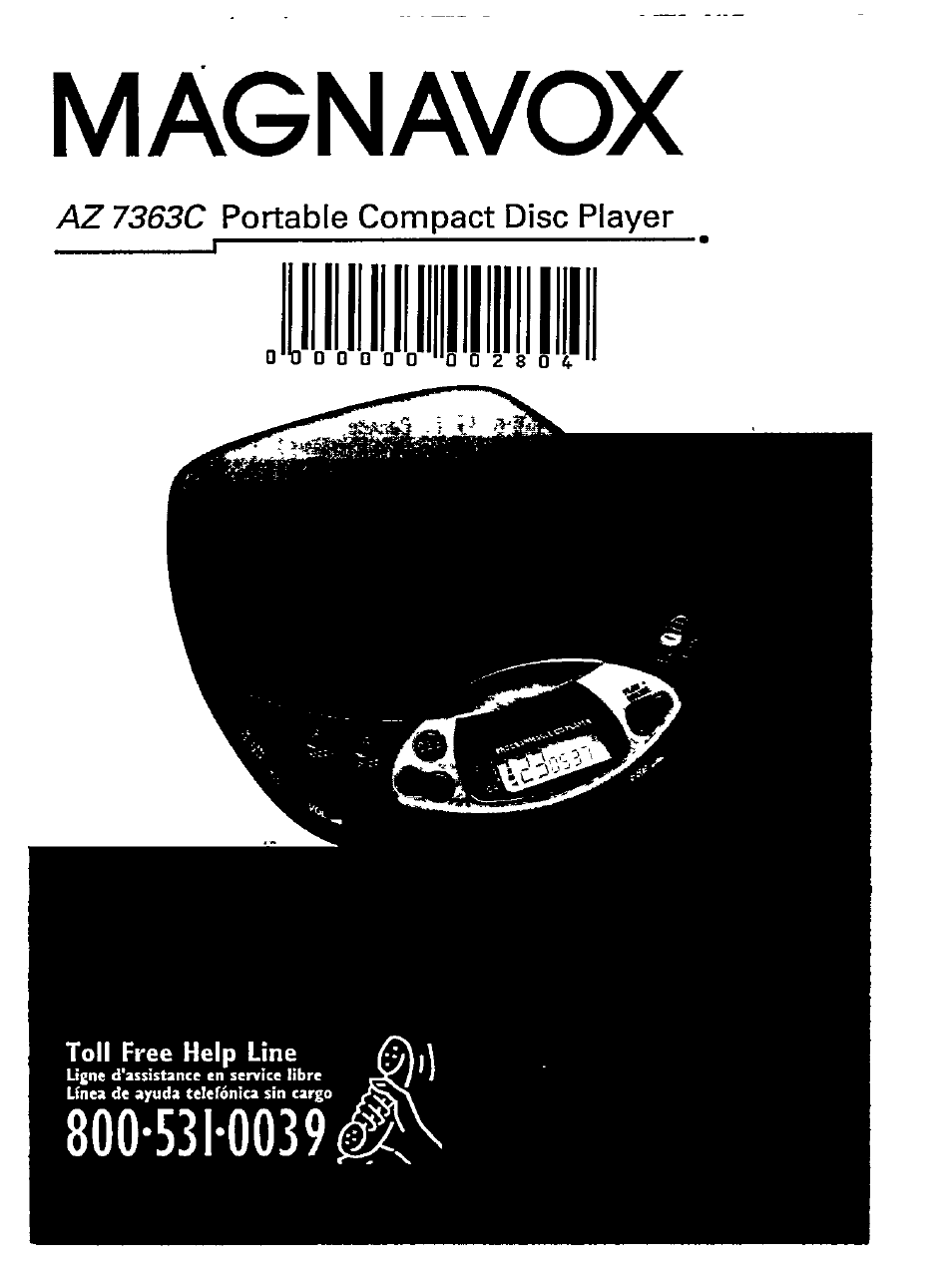 Philips Magnavox AZ 7363C User Manual | 28 pages
