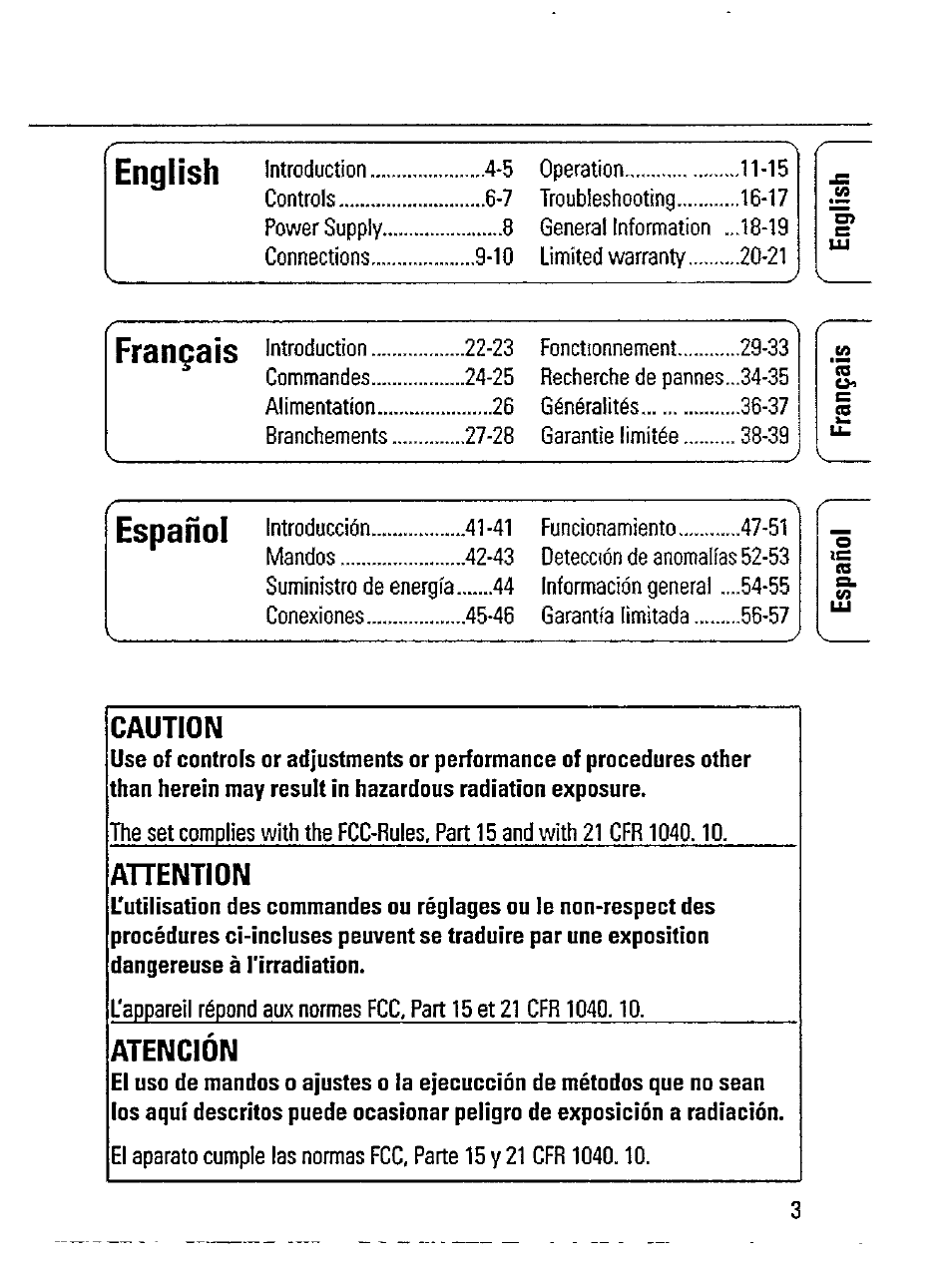 Philips Magnavox AZ 7363C User Manual | Page 3 / 28