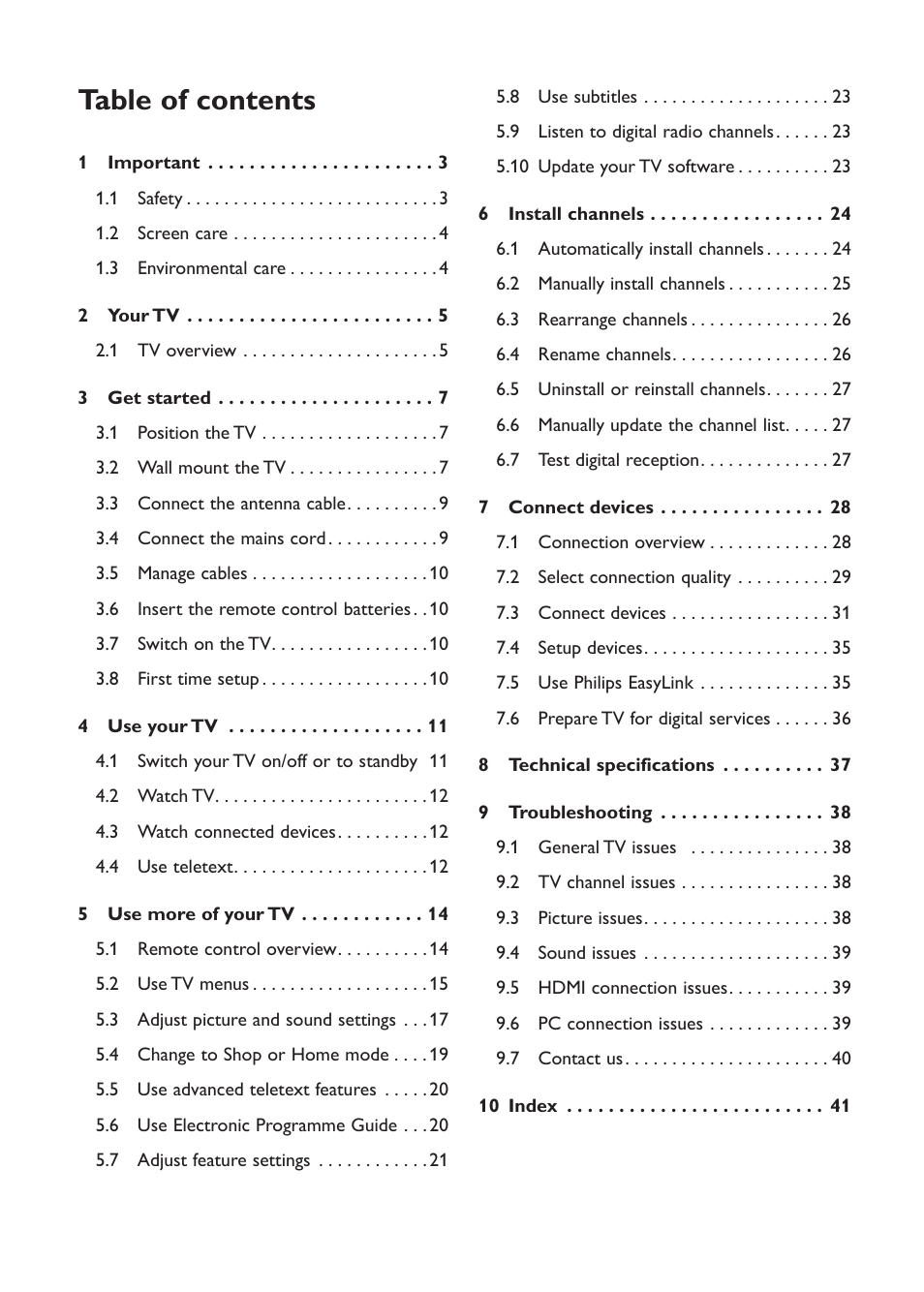Philips 19HFL3330D/10 User Manual | Page 12 / 56