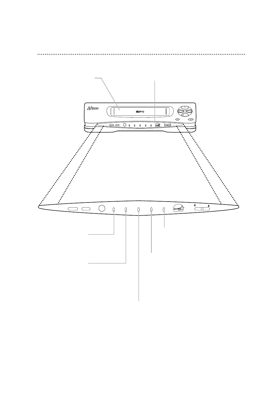 20 vcr display panel | Philips SVA102 User Manual | Page 20 / 44