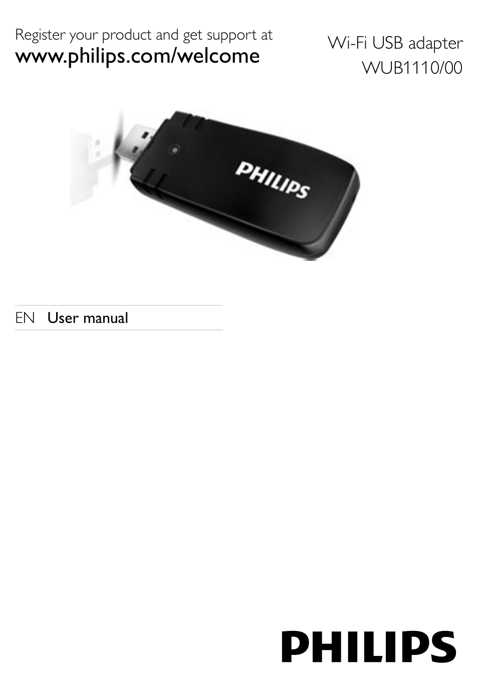 Philips WUB1110/00 User Manual | 12 pages