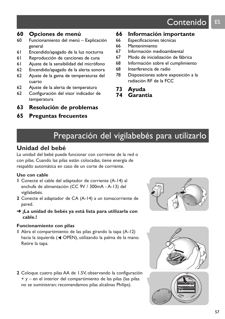 Philips SCD589 User Manual | Page 57 / 76