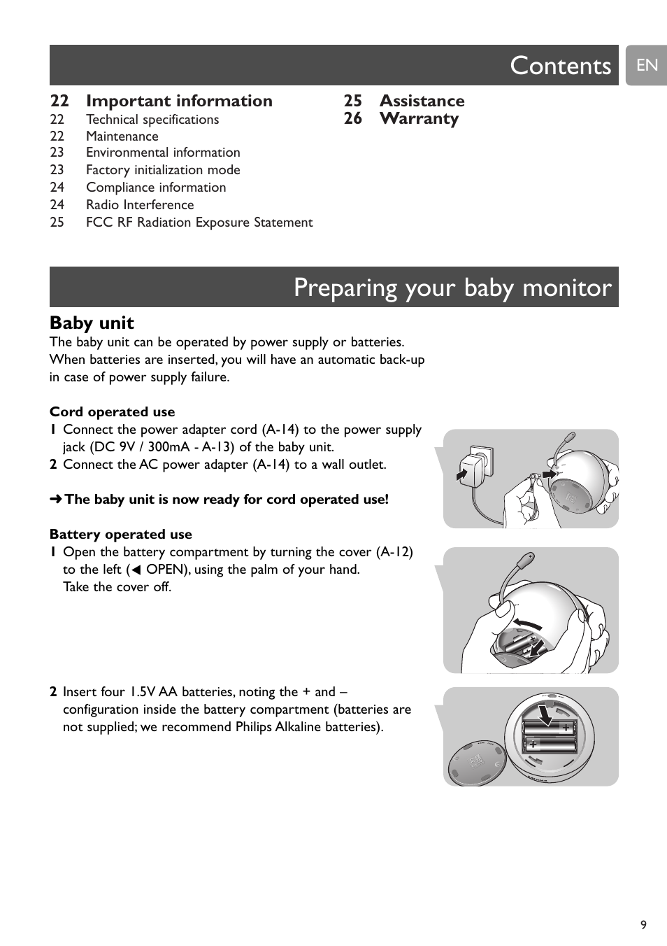 Philips SCD589 User Manual | Page 9 / 76