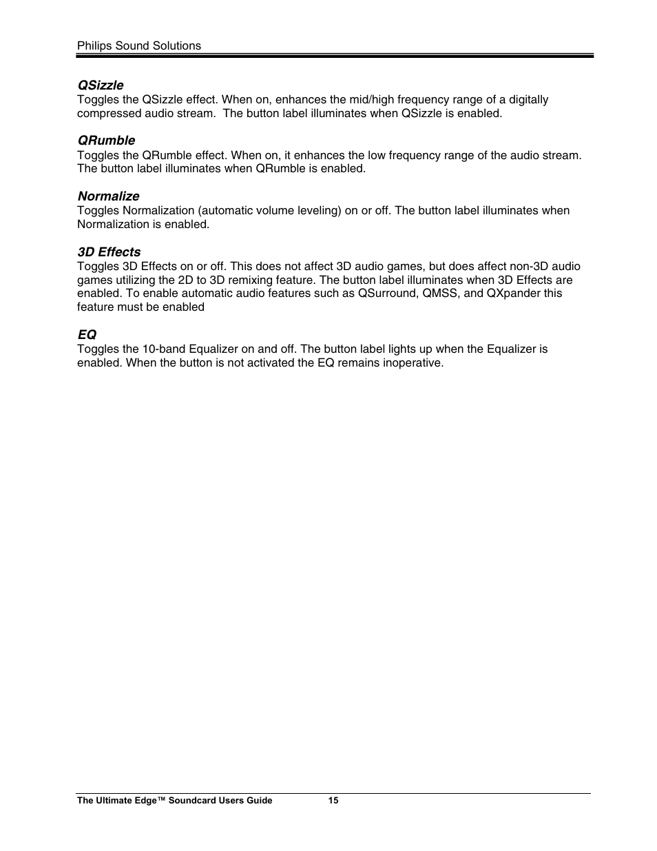 Philips ULTIMATE EDGE 5.1 User Manual | Page 21 / 40